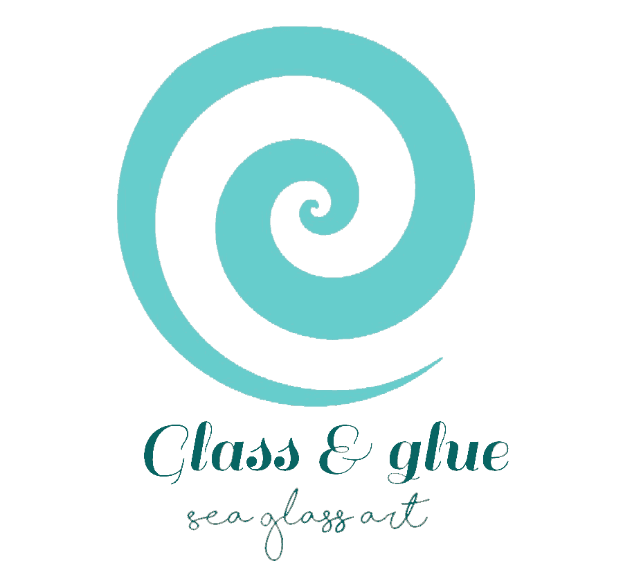 Glass and Glue Sea Glass Art